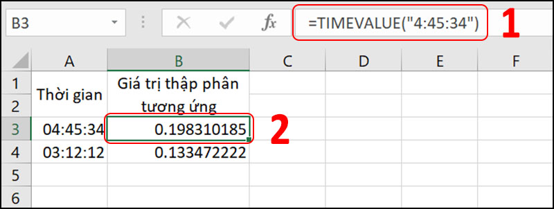 TIMEVALUE